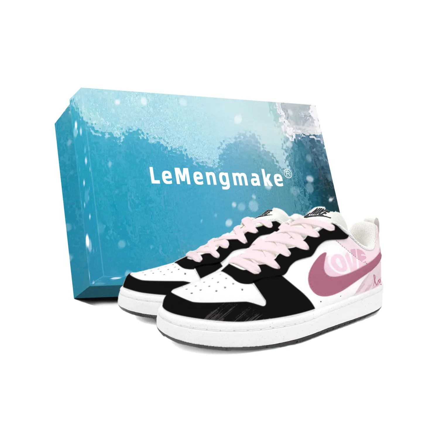 

Nike Кроссовки для скейтбординга court borough hot sugar reflection устойчивые к истиранию низкие детские unisex white