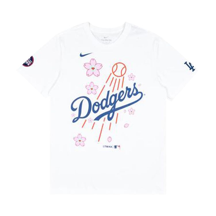 Футболка Nike x Takashi Murakami x MLB World Tour Tokyo Series 2025 Shohei Ohtani Dodgers Short-Sleeve Tee 'White', белый — фото 2