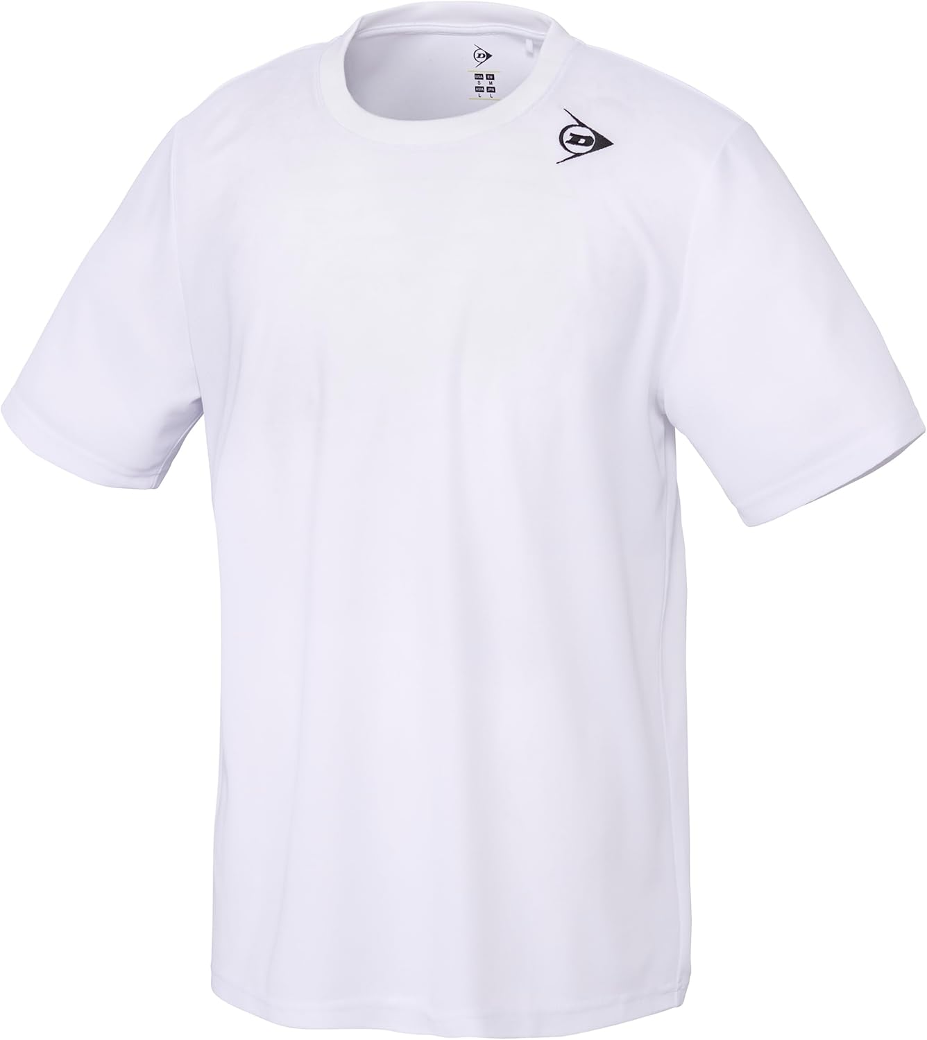 

Футболка с коротким рукавом Dunlop DAL8445 2024FW для тенниса и бадминтона, водоотталкивающая, быстросохнущая, белая, размер M