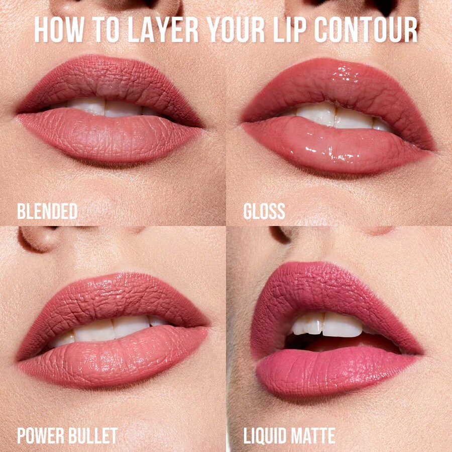 Автоматический матовый карандаш для губ Lip Contour 2.0 HUDA BEAUTY, 0.01 oz/0.5 g, Vivid Pink — фото 3