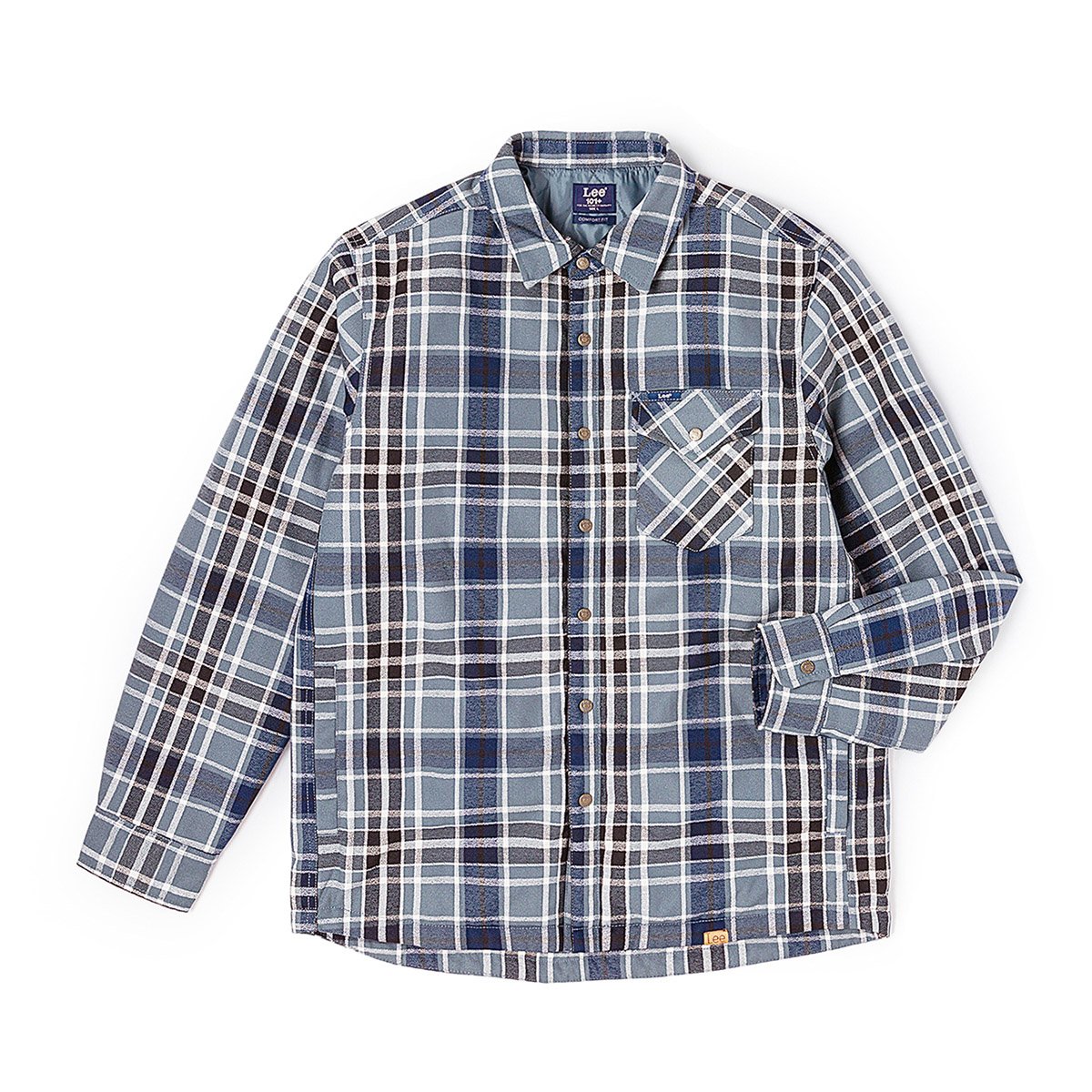 

Lee Пуховик мужской сине-серый, Blue Gray