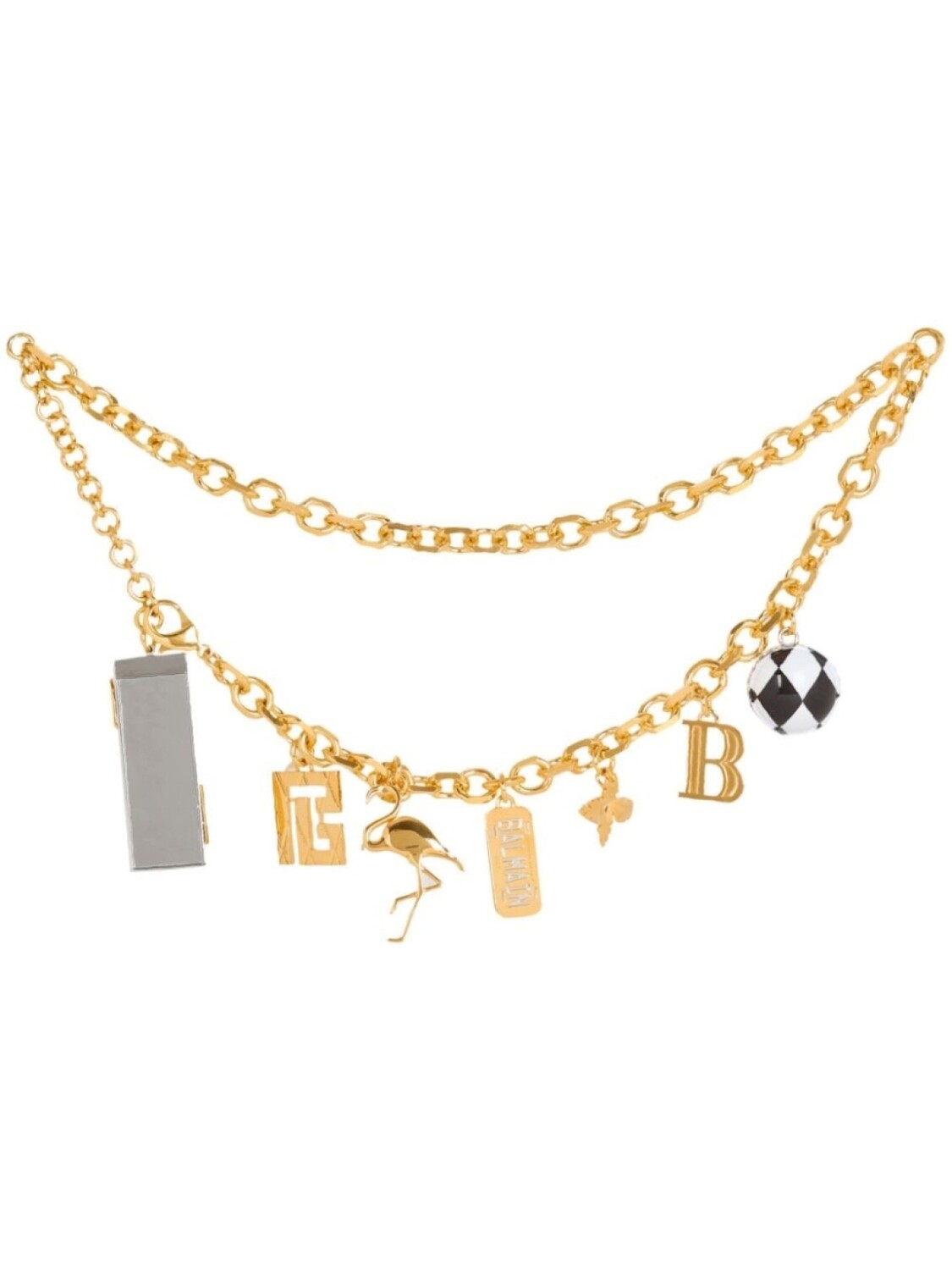 

Balmain цепочка-пояс с подвесками Miami, золотистый