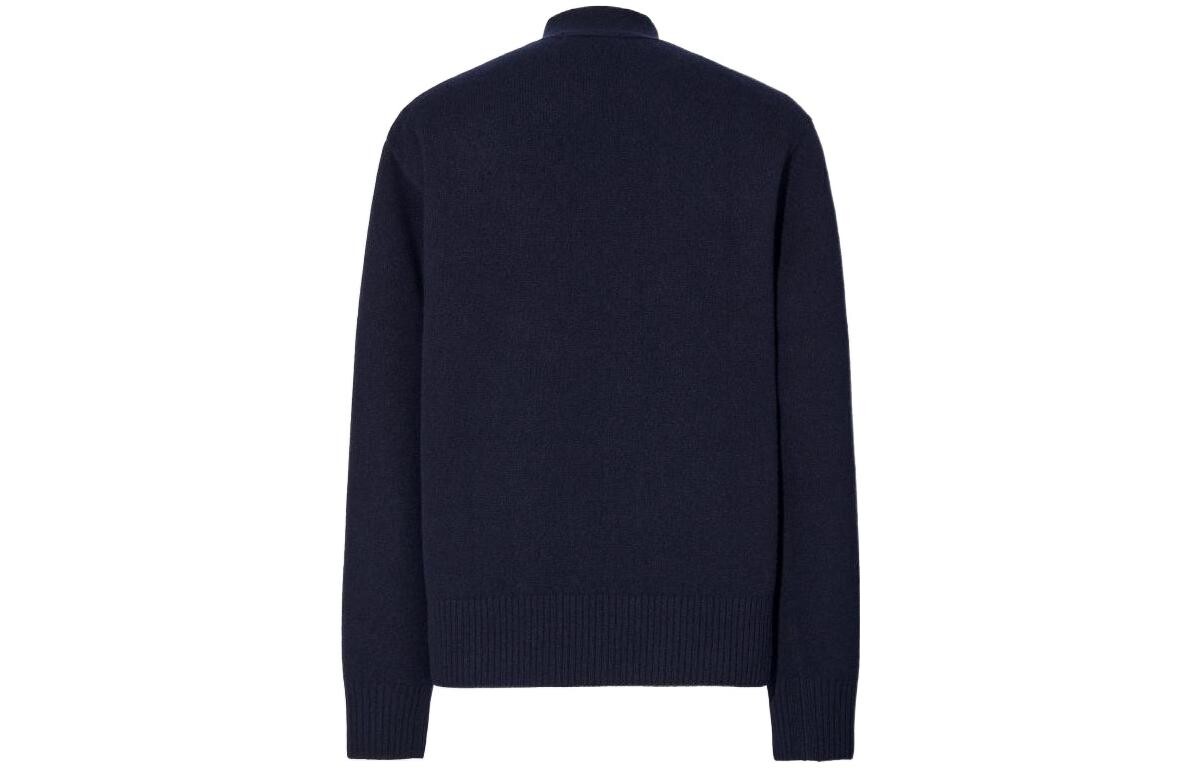 Jil Sander X FW20 Jil Sander Collaboration Series свитер мужской индиго Uniqlo, индиго — фото 2