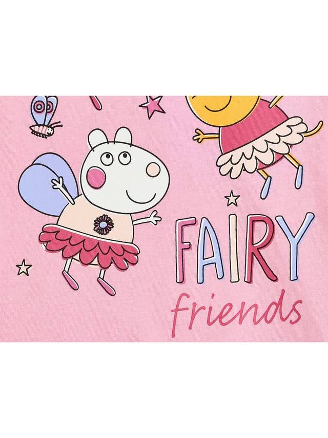 Детский комплект топ и пачка Pepper Pig Fairy Friends Brand Threads, Pink — фото 2