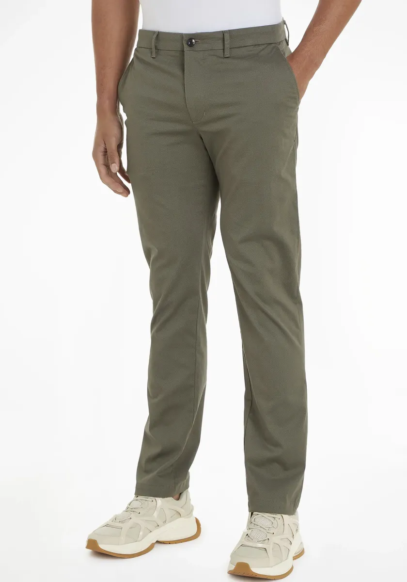 

Брюки-чиносы Tommy Hilfiger "CHINO DENTON PRINTED STRUCTURE", зеленый
