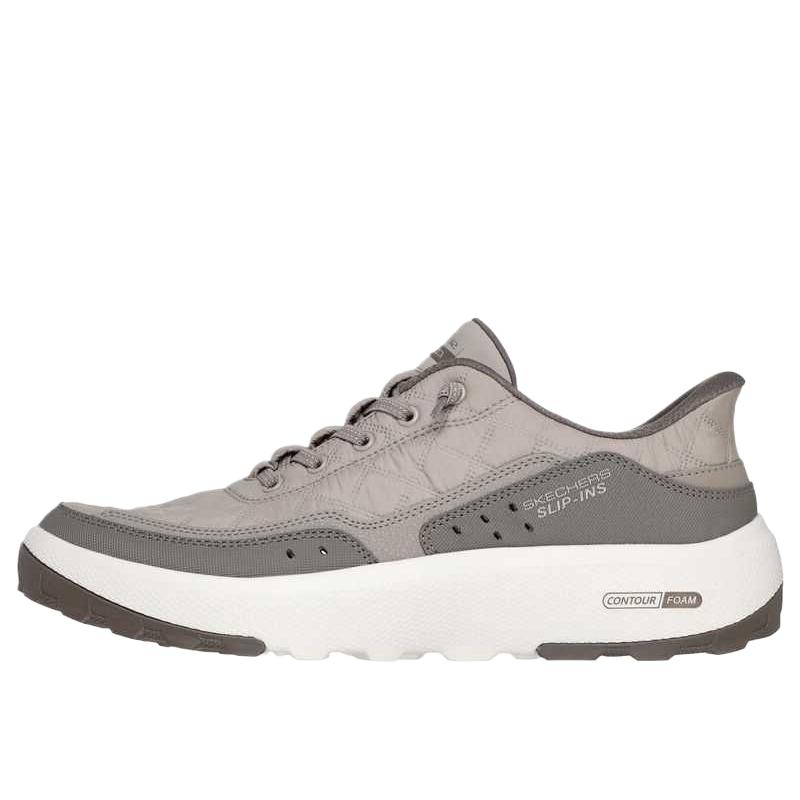 

Низкие повседневные кроссовки мужские серые Skechers, серый