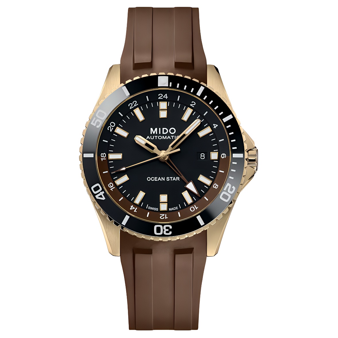 

MIDO Часы Men's Leader Submariner Watch, Black Dial