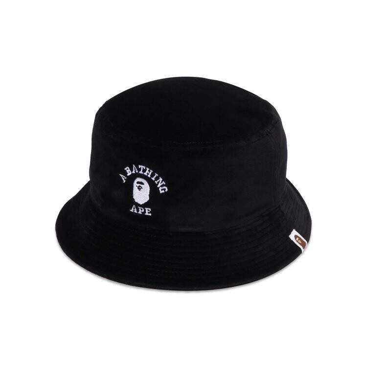 

Панама BAPE One Point Bucket Hat, черный