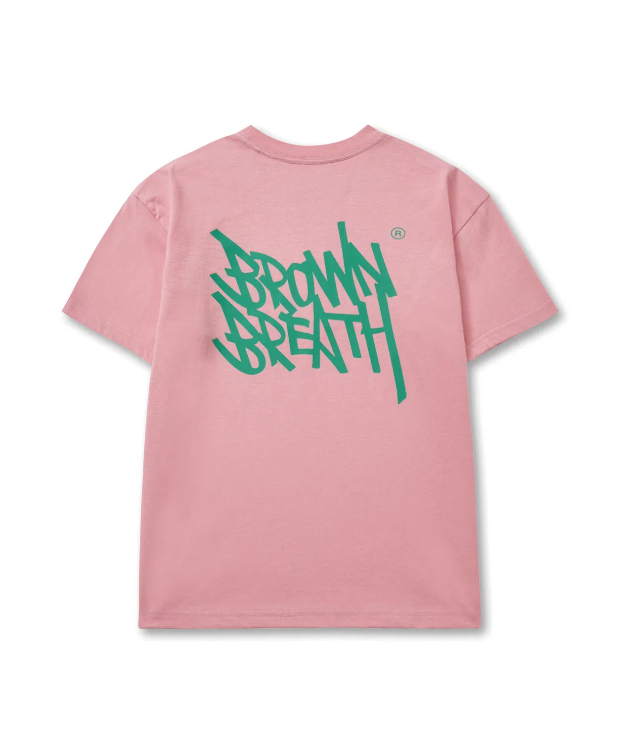 Детская розовая футболка с логотипом от Brownbreath Kids — фото 2