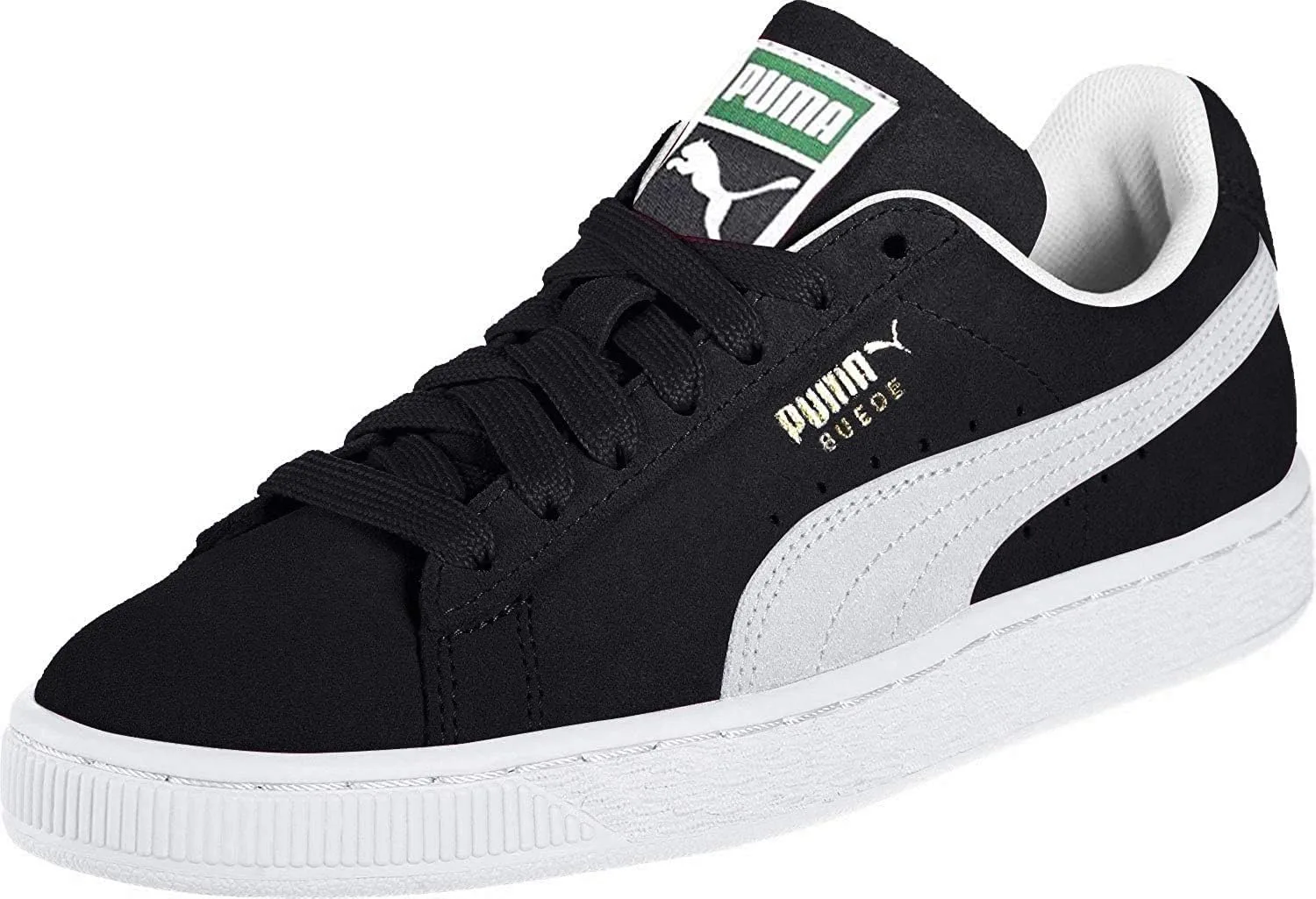 PUMA Унисекс замшевые классические кроссовки для взрослых, черный