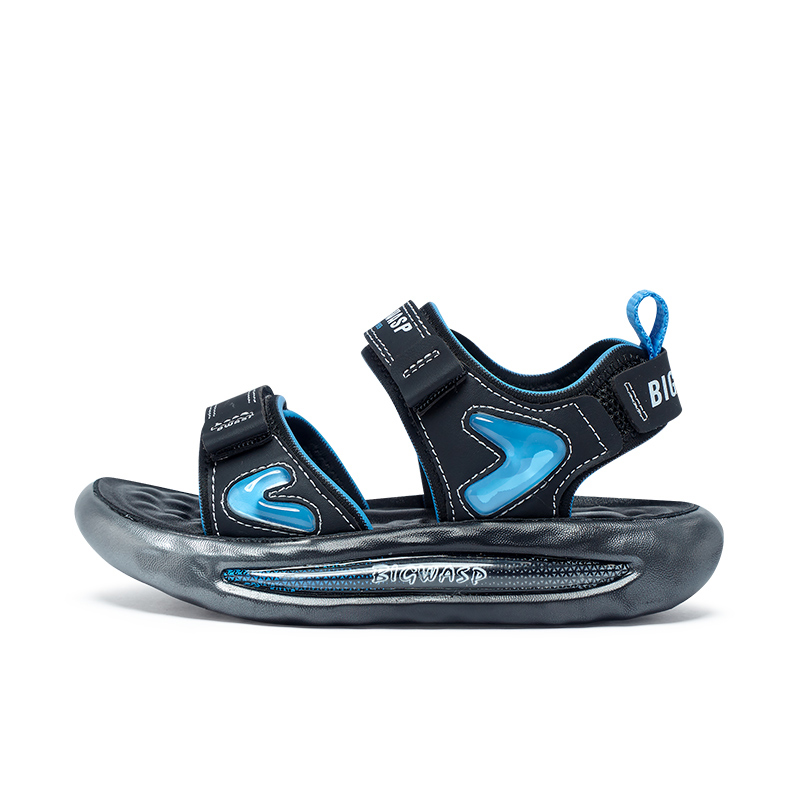 

Детские сандалии Kids BIG WASP, черно-зеленые