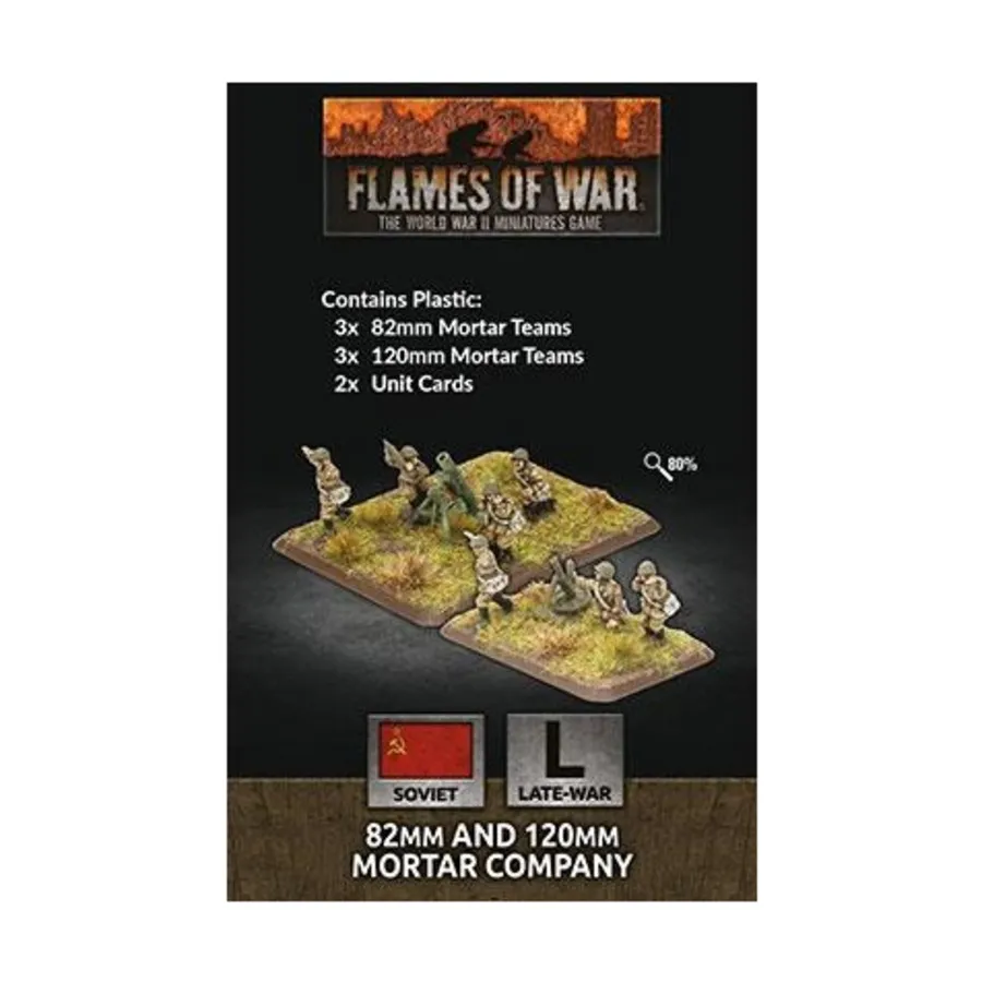 

Рота 82-мм и 120-мм минометов, Flames of War - WWII - Soviet - Infantry (4th Edition)