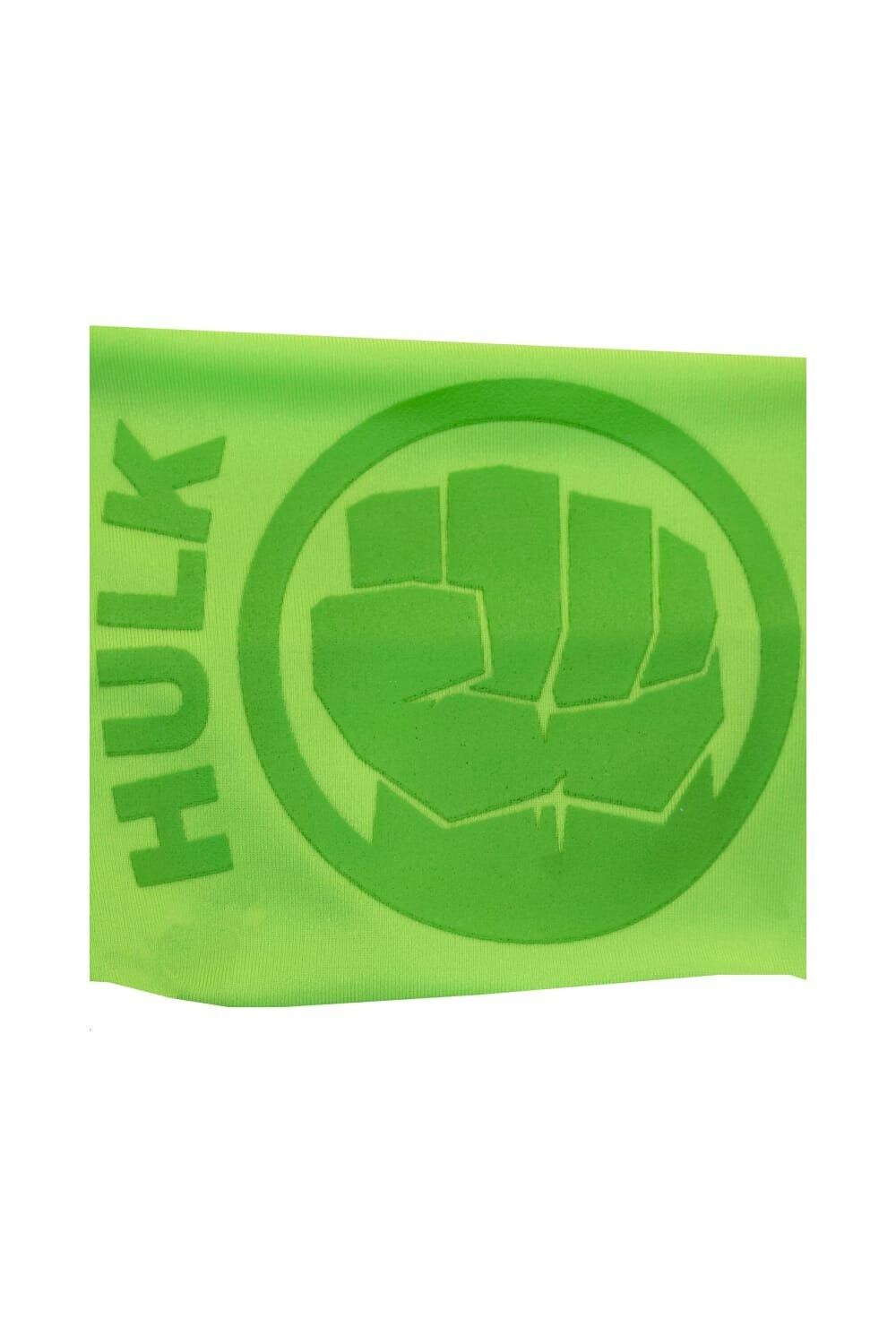 Комплект для плавания из двух частей The Incredible Hulk Avengers Marvel, зеленый — фото 4