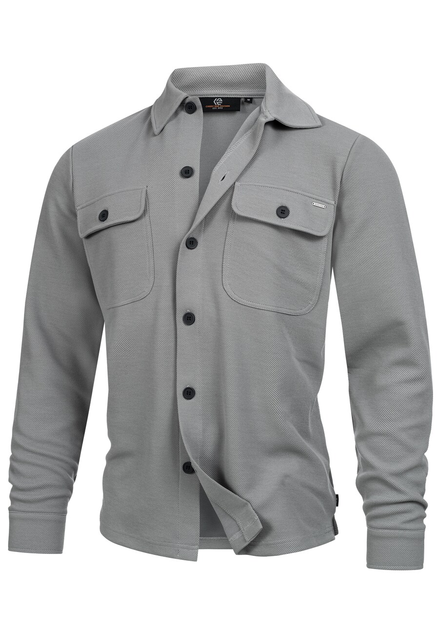 

Рубашка на пуговицах INDICODE JEANS Nello, серый