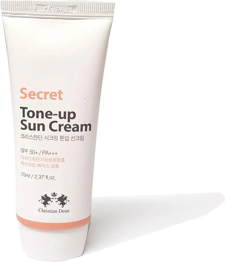 Солнцезащитный крем Christian Dean Secret Tone-up Sun Cream SPF50+ PA+++ 70 мл, 5 шт — фото 3