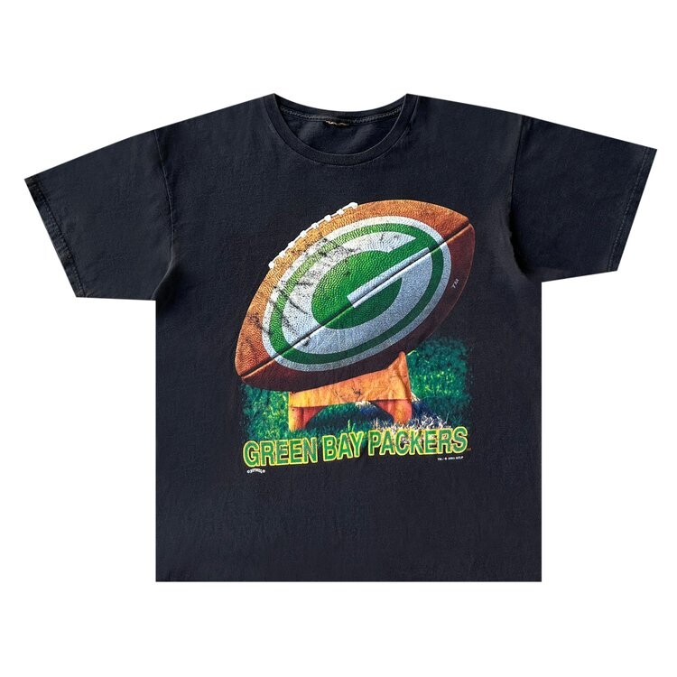 

Футболка Sports Vintage Green Bay Packers 'Black', черный