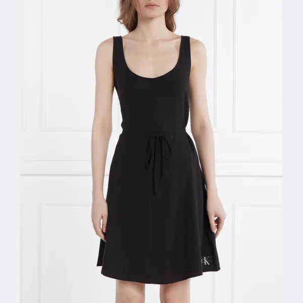 

Платье с поясом Calvin Klein, черный