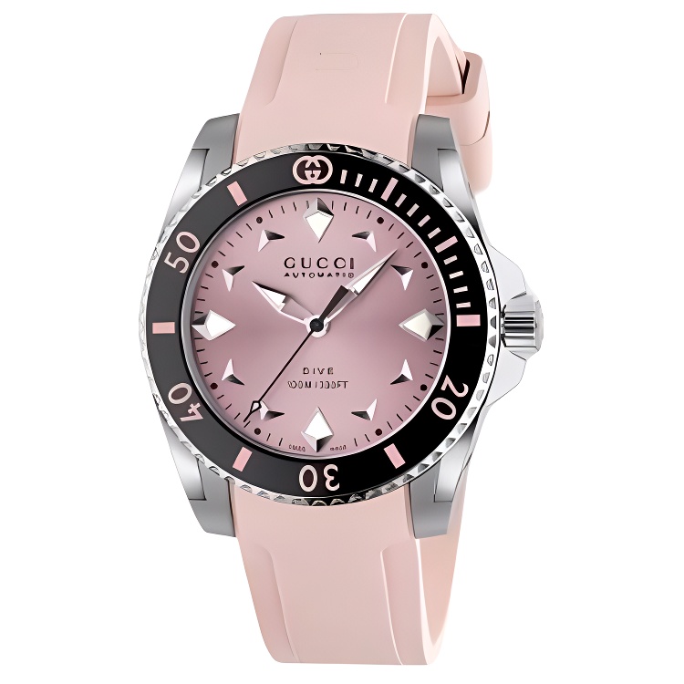 

GUCCI Часы Dive Watch 36mm, Pink Watch Dial
