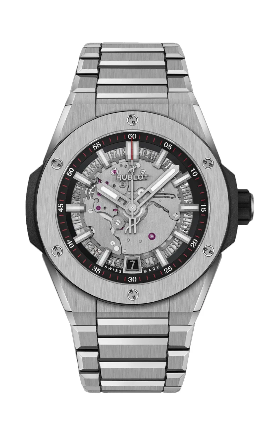 BIG BANG INTEGRATED ТОЛЬКО ВРЕМЯ ТИТАН 40 ММ - 456.NX.0170.NX HUBLOT, черный