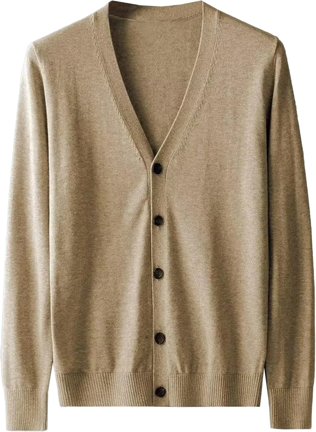 

Мужской кардиган V-образным вырезом, теплый, для осени и зимы