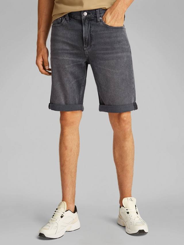 

Облегающие шорты Calvin Klein, цвет Denim Grey