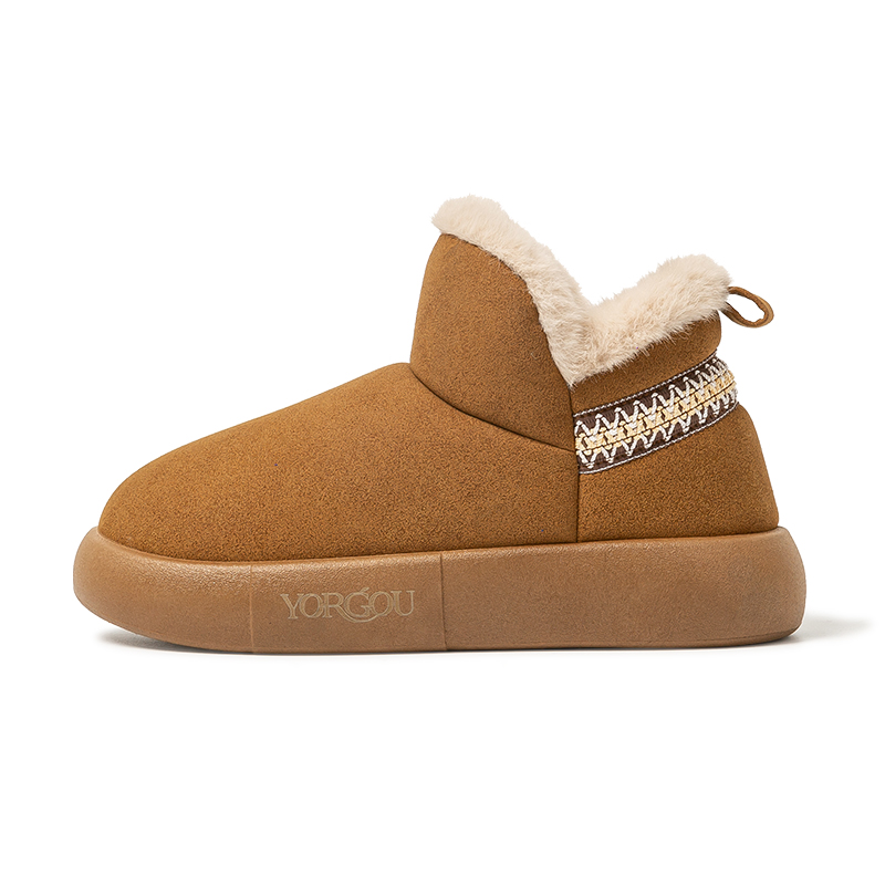 Far port Женские короткие зимние сапоги карамельно-коричневые, цвет Caramel Brown
