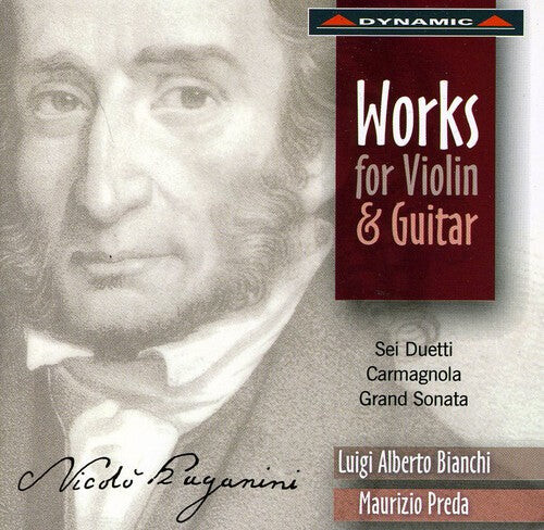 

CD диск Paganini / Bianchi / Preda: Works for Violin & Guitar