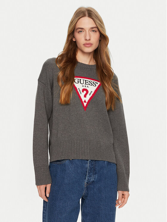 

Свитер обычного кроя Guess Jeans, серый