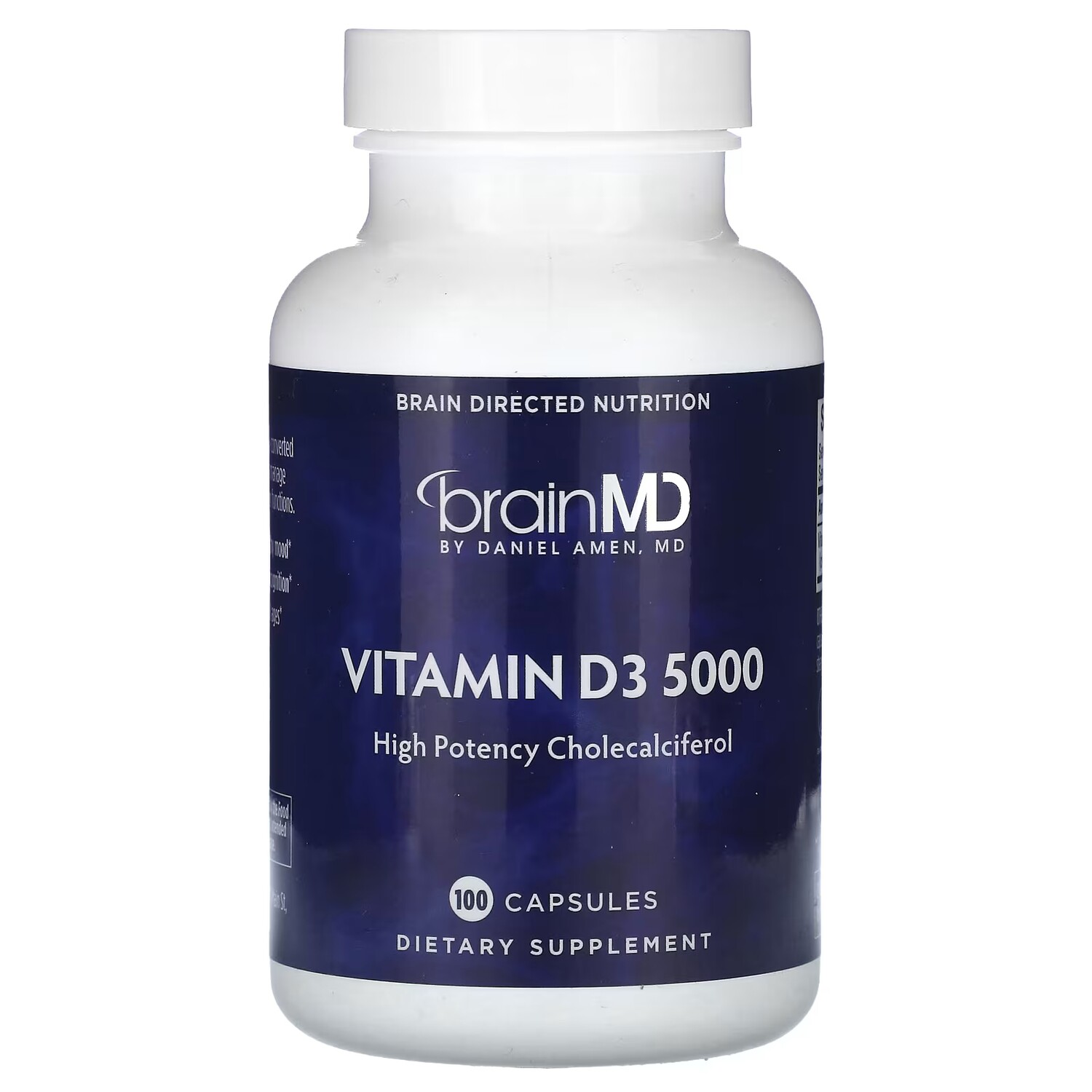 

Витамин D3 5000 BrainMD, 100 капсул