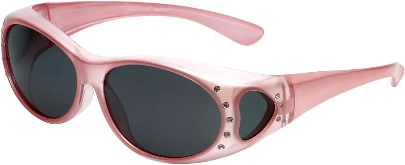 

Солнцезащитные очки Calabria RS8866POL-PEARL с поляризацией, надеваемые поверх очков с диоптриями, модные женские солнцезащитные очки с защитой от УФ-излучения, Pink