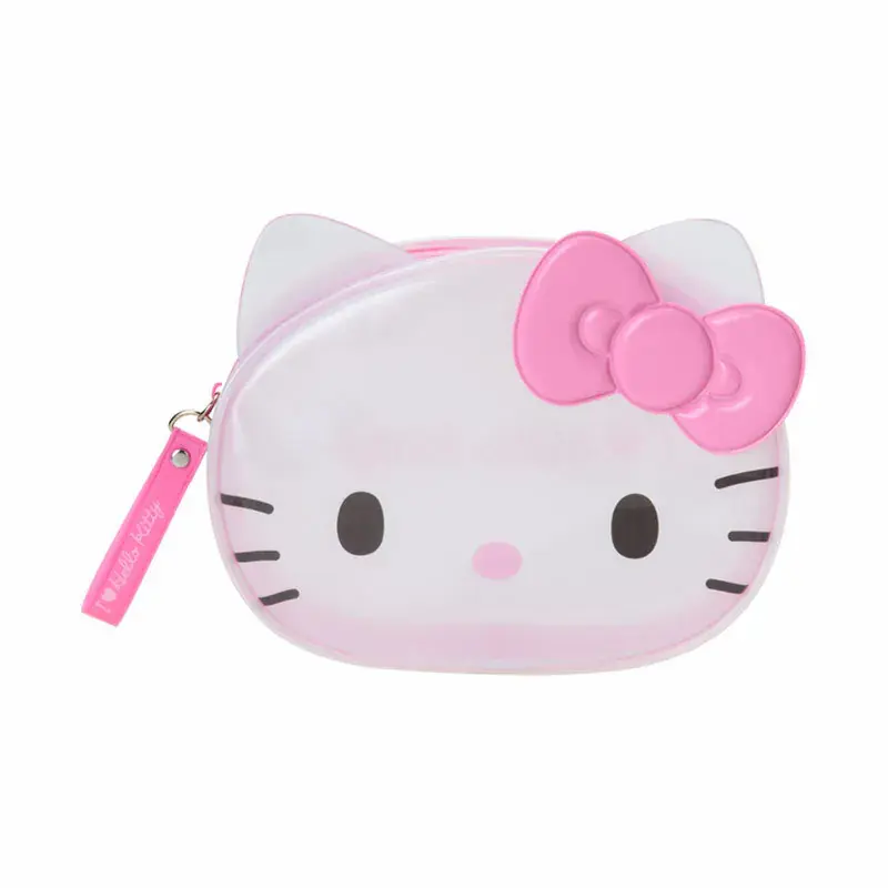 

Sanrio Сумка клатч Hello Kitty из поливинилхлорида женская бело-розовая, White Pink