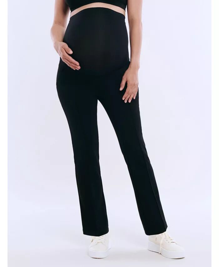 

Женские облегающие брюки Mia Secret Fit Over the Belly Slim Straight Leg Pant - Материнство и Материнство Motherhood Maternity, черный