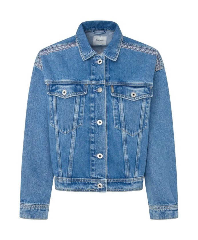 

Джинсовая куртка Relax Fit синего цвета Pepe Jeans, синий