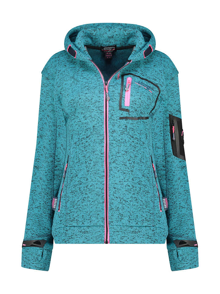 

Флисовая куртка Telectra бирюзового цвета Geographical Norway