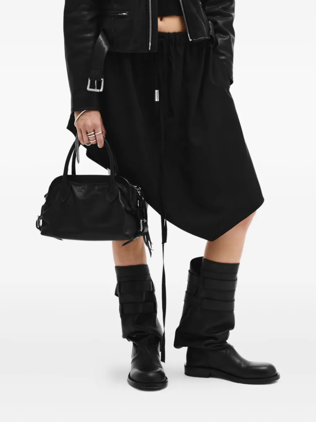 

Ann Demeulemeester юбка мини Janka с кулиской, черный