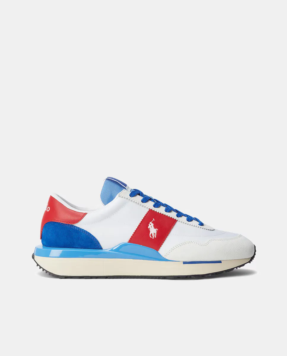 

Мужские кожаные кроссовки Train 89 Polo Ralph Lauren, красный