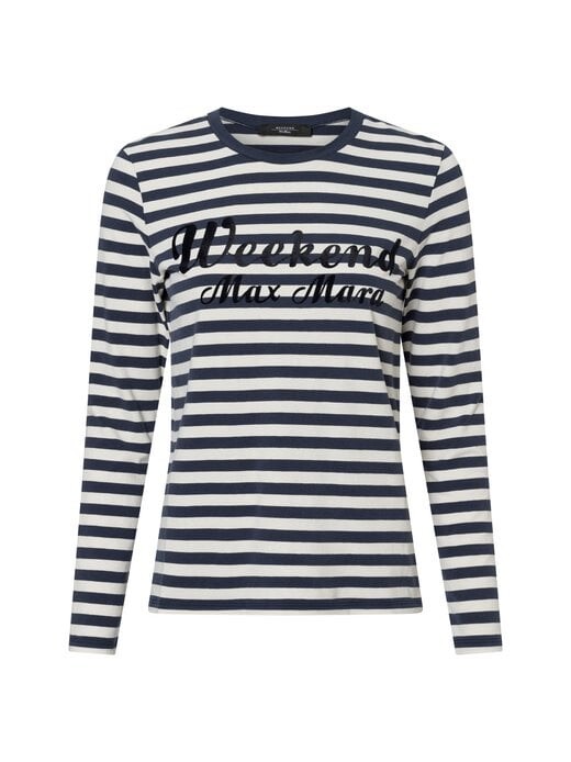 

Рубашка с длинным рукавом из киноа Weekend Max Mara, белый