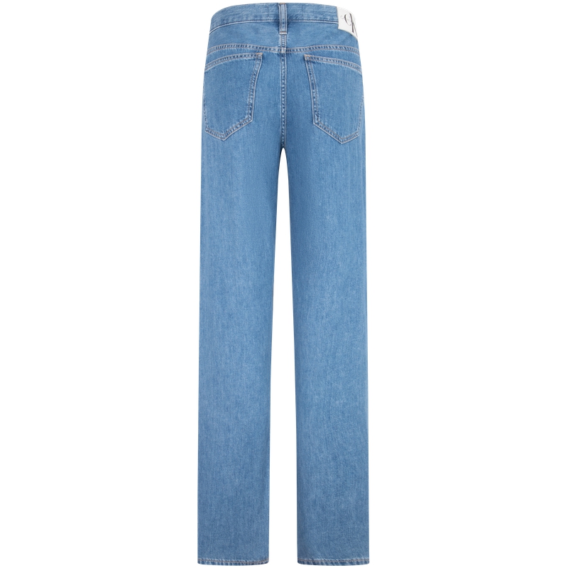 Футболка Calvin Klein Jeans женская джинсовая светло-голубая — фото 3