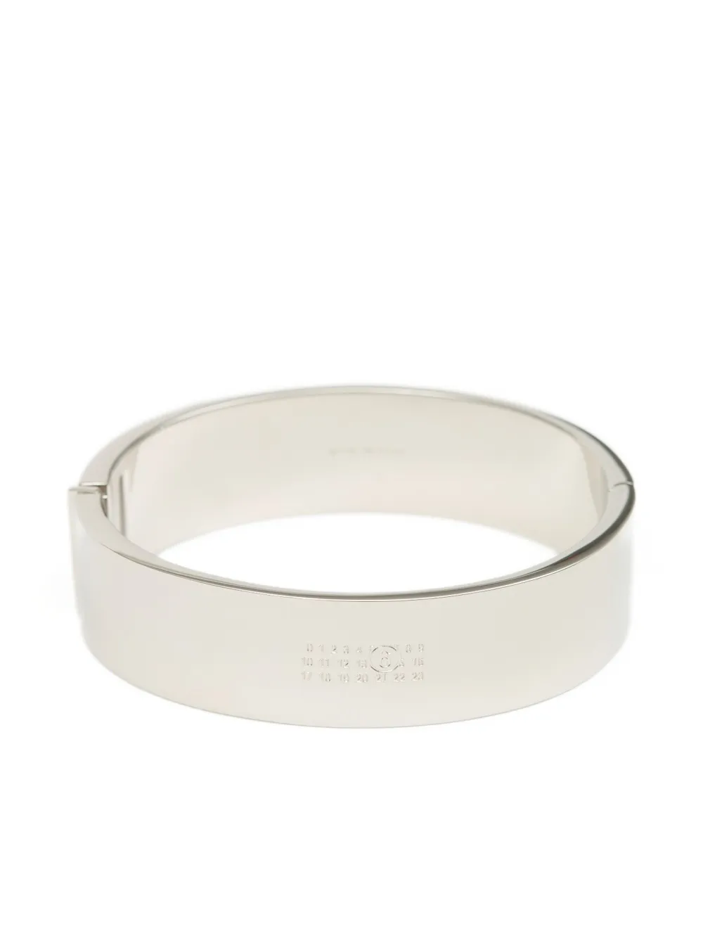 

Браслет с гравировкой Numbers Mm6 Maison Margiela, серебряный