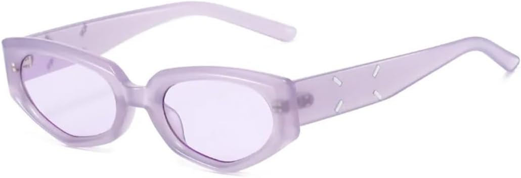 

Солнцезащитные очки с защитой от УФ-излучения UV400 | Линзы «кошачий глаз» с градиентом, в стиле панк | для женщин и мужчин, для занятий спортом на открытом воздухе и вождения DSVIGF, Lightpurple-purple