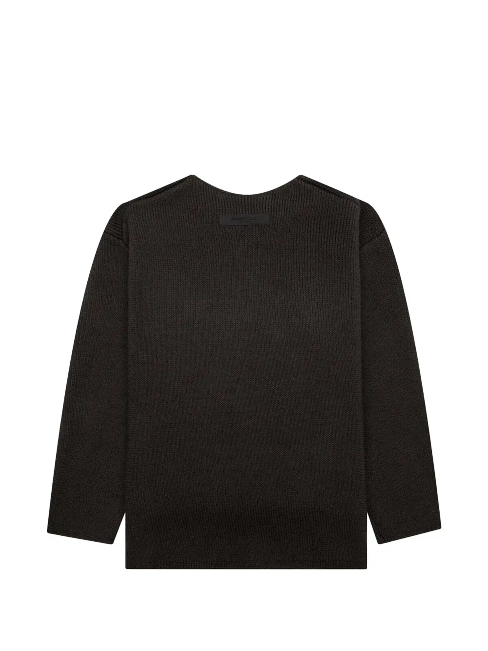 Свитер с нашивкой-логотипом Fear Of God Essentials Kids, черный — фото 2
