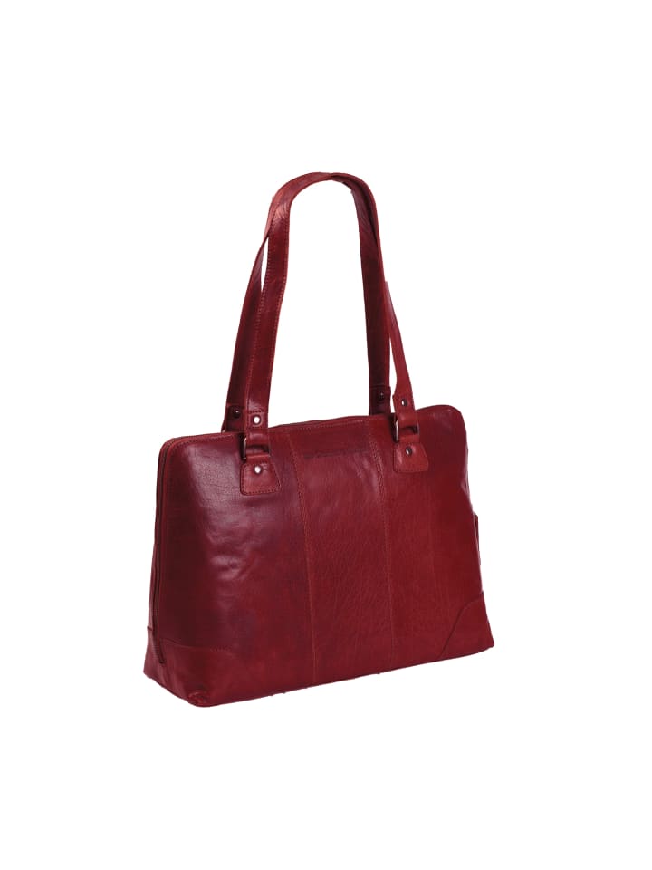 

The Chesterfield Brand C48.1006 Сумка через плечо Resa из состаренной кожи цвета «буфф», красного цвета