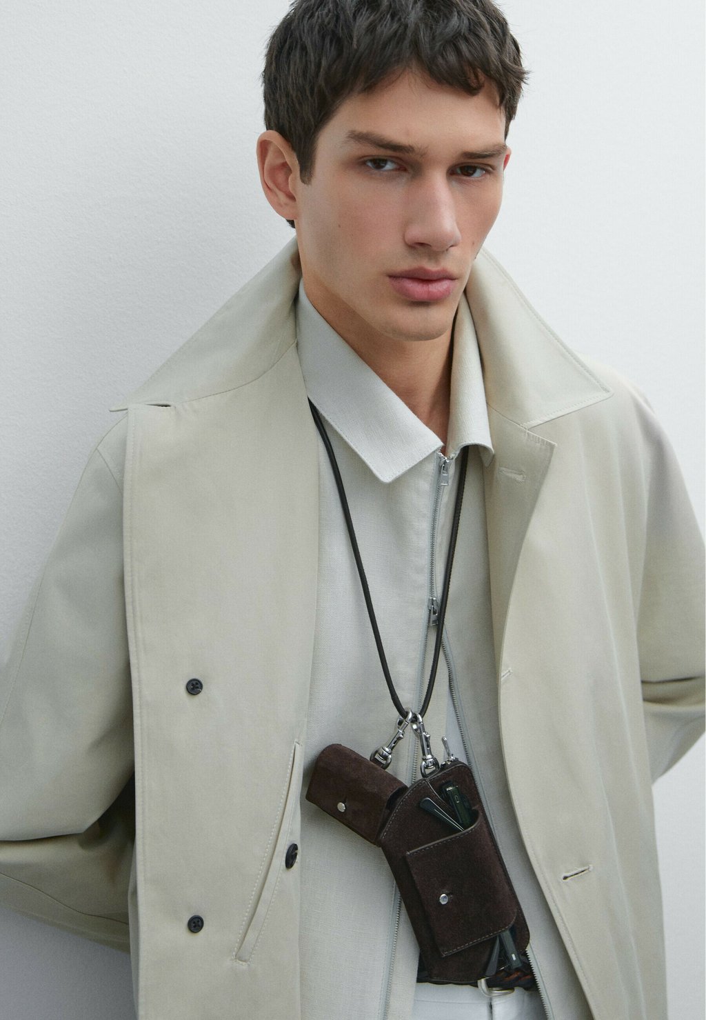 

Кроссовки для ходьбы SPLIT Massimo Dutti, темно-коричневый