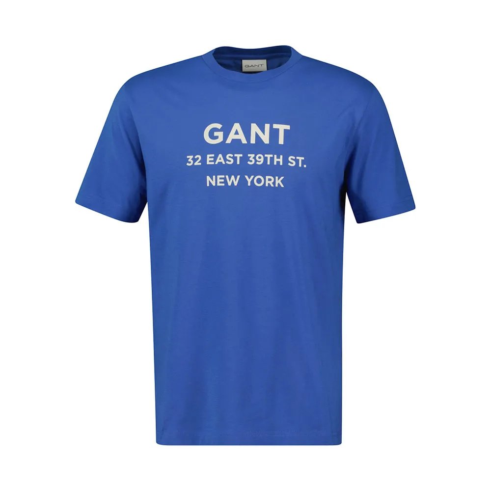 

Футболка с коротким рукавом Gant Small Graphic 2003301, синий