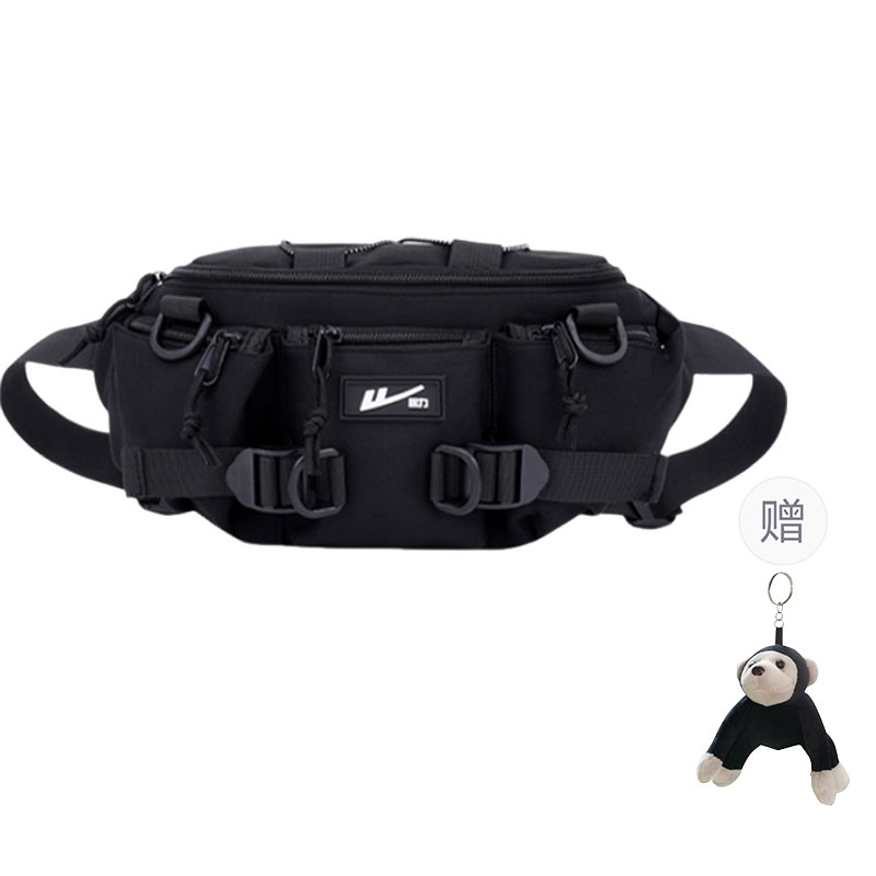 

WARRIOR Нейлоновая кроссбоди сумка, слинг, поясная сумка Unisex Black