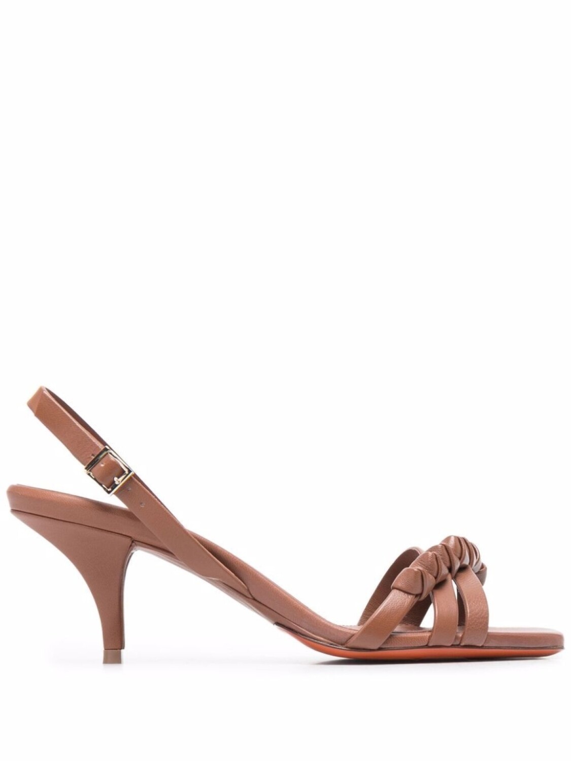 

Santoni босоножки с ремешком на пятке, коричневый