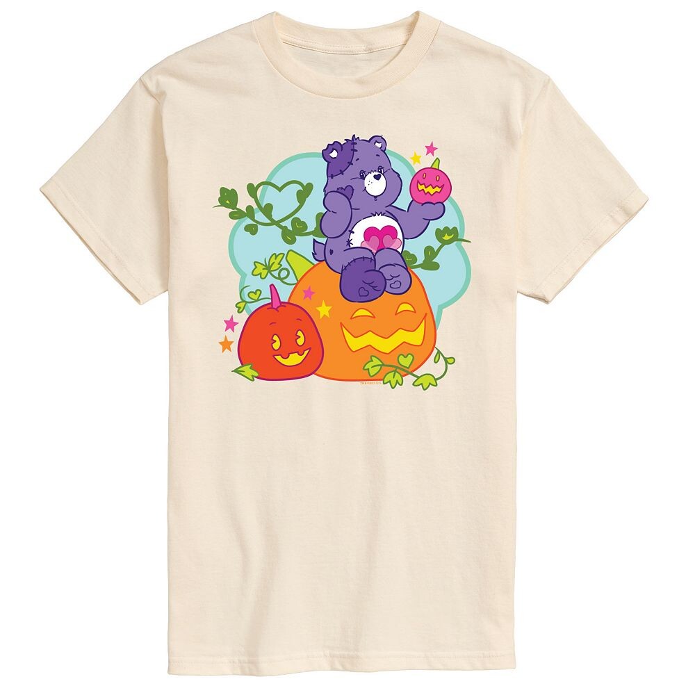 

Мужская футболка с рисунком Care Bears Pumpkin Care Bear Licensed Character, бежевый