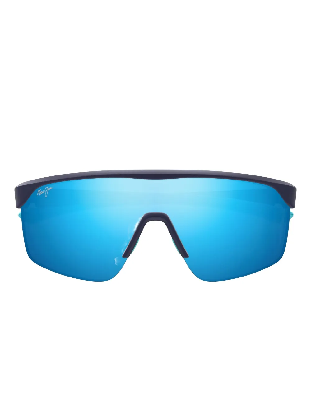 

Солнцезащитные очки в прямоугольной оправе Maui Jim, синий