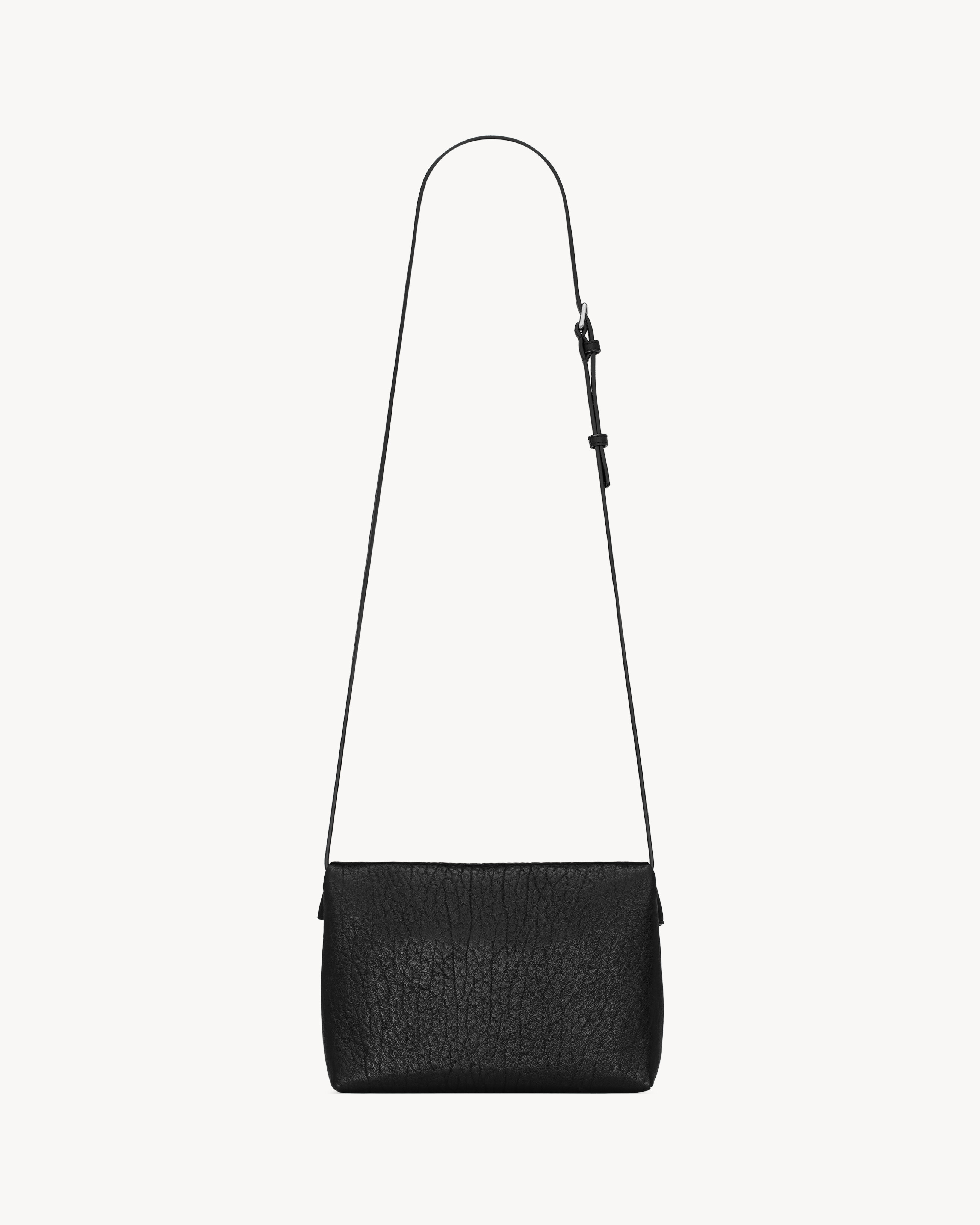 Сумка-конверт CASSANDRE из ягнячьей кожи Saint Laurent, черный — фото 2