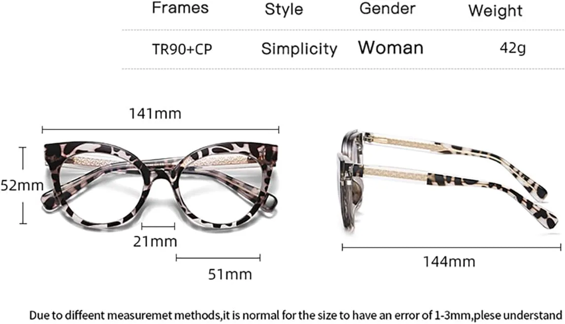 

Магнитные поляризованные солнцезащитные очки в стиле ретро для женщин, защита от ультрафиолета Tr90 UV400, накладные очки «кошачий глаз» weiyuchen, Cameo Brown Frame